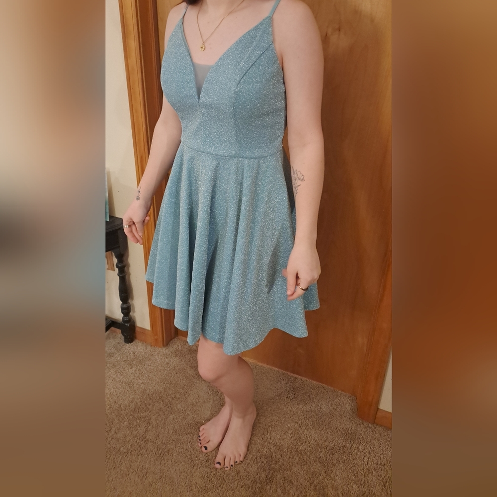 Beautiful blue dress XL (10)